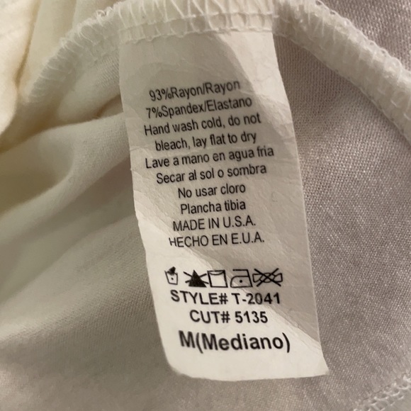 Jersey top with beaded collar neckline - Picture 6 of 9